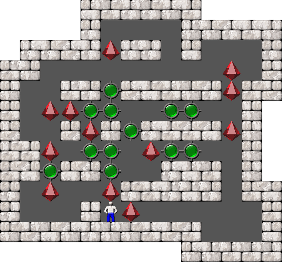 Sokoban Kevin B. Reilly Arranged level 31